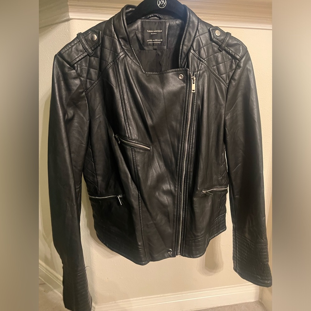 Women's Black Leather Jacket